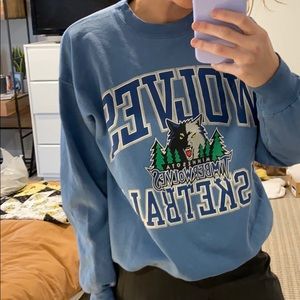 Vintage Minnesota Timberwolves Crew Neck